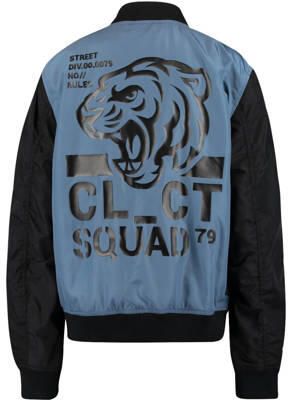 CoolCat Junior bomberjack zomer Josh CB grijsblauw Jas Jongens Polyester Opstaande kraag 146 152 - Foto 2
