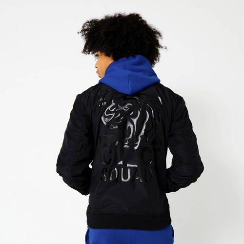 CoolCat Junior bomberjack zomer Josh CB zwart Jas Jongens Polyester Opstaande kraag 146 152 - Foto 3