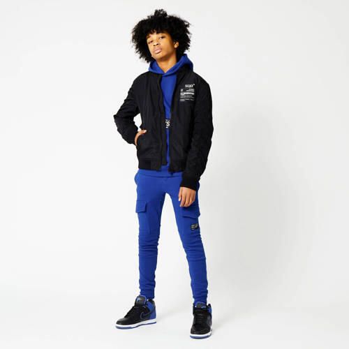 CoolCat Junior bomberjack zomer Josh CB zwart Jas Jongens Polyester Opstaande kraag 146 152 - Foto 2