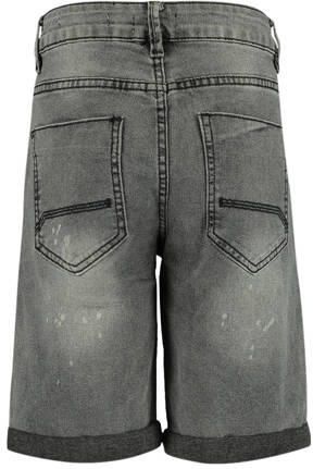 CoolCat Junior regular fit jeans bermuda Nick CB washed grey Denim short Grijs Jongens Stretchdenim 122 128 - Foto 6