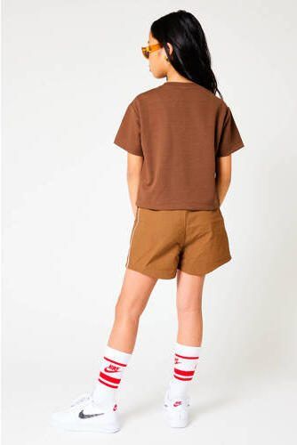 CoolCat Junior regular fit short Noura CG bruin Korte broek Meisjes Polyester 122 128 - Foto 4