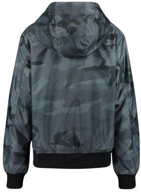 CoolCat Junior zomerjas Jeremy CB met camouflageprint grijs Jongens Polyester Capuchon 146 152 - Foto 2