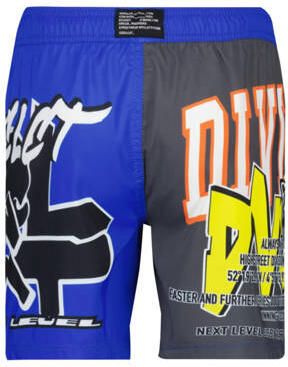 CoolCat Junior zwemshort WILLOW blauw donkergrijs Jongens Polyester All over print 122 128 - Foto 2