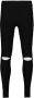 CoolCat Junior geribde skinny broek Pammy met slijtage zwart Meisjes Katoen 146 152 - Thumbnail 2