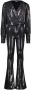 CoolCat Junior jumpsuit Pepper CG met pailletten gunmetal Grijs Meisjes Nylon V-hals 146 152 - Thumbnail 2