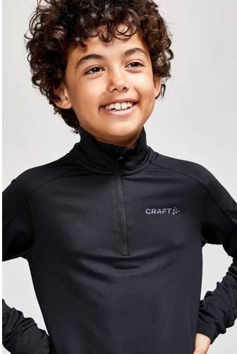 Craft sportsweater Core Gain JR zwart Skipully Polyester Opstaande kraag - Foto 3