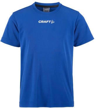 Craft Squad Go sportshirt kobaltblauw Sport t-shirt Polyester Ronde hals