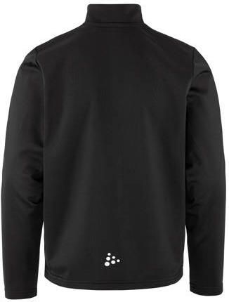 Craft Squad Go trainingsjack zwart Sportvest Polyester Opstaande kraag