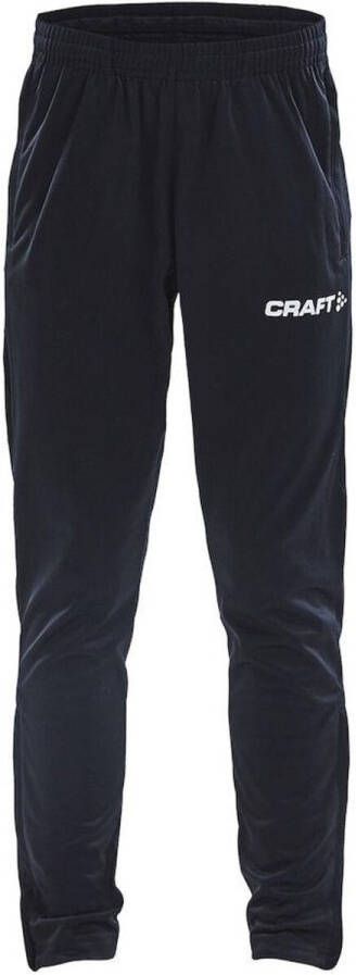 Craft Junior trainingsbroek Progress zwart Sportbroek Jongens Polyester 146 152