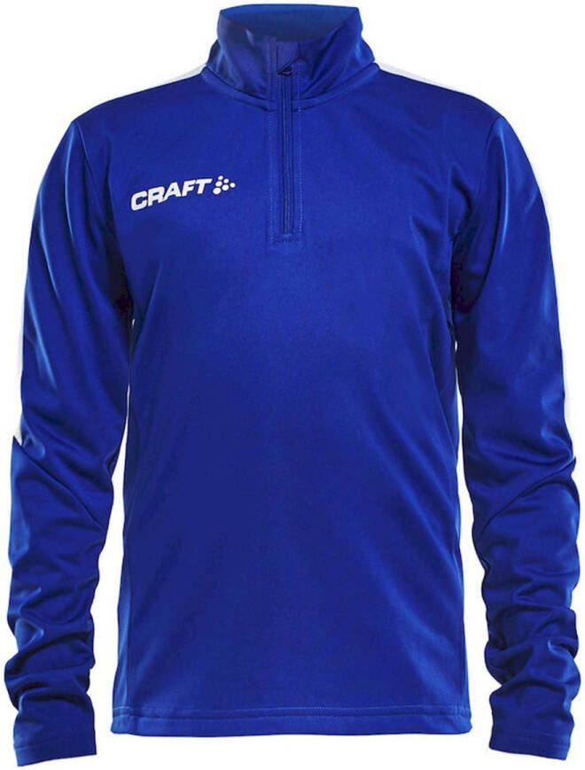 Craft junior voetbalshirt blauw Sport t-shirt Polyester Opstaande kraag 122