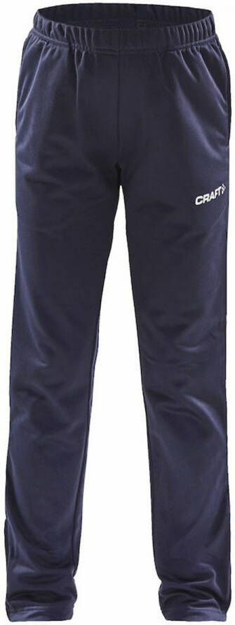 Craft trainingsbroek donkerblauw Sportbroek Polyester Logo 146-152