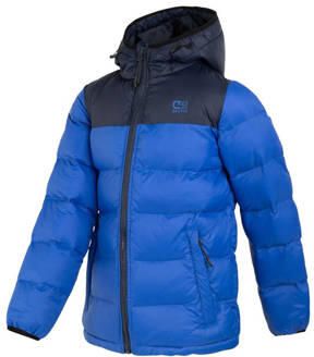 Cruyff jack kobaltblauw donkerblauw Jas Polyester Capuchon 140 - Foto 3