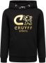 Cruyff hoodie Do zwart goud Sweater Katoen Capuchon Printopdruk 152 - Thumbnail 1