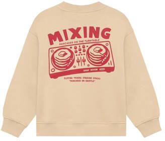 DAILY7 Jongens Truien & Vesten Oversized Sweater Backprint Beige - Foto 5