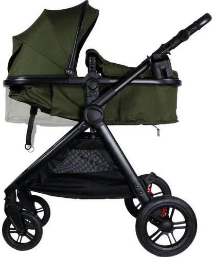 Ding 3-in-1 Stroller Liam Black Forest Green Kinderwagen