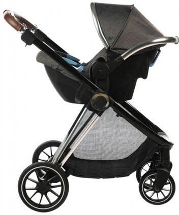 Ding Fenix Kinderwagen Grey Silver Grijs | Kinderwagen van - Foto 3