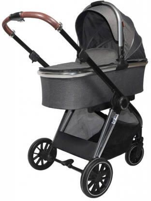 Ding Fenix Kinderwagen Grey Silver Grijs | Kinderwagen van