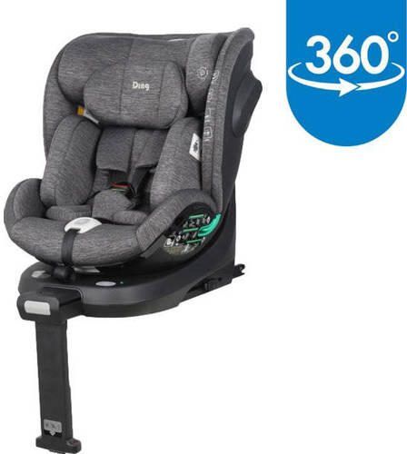 Ding Fynn Grey 40-150cm 360° i-Size autostoel | Autostoel van - Foto 2