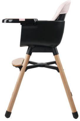 Ding Wooden High Chair Daily Pink Kinderstoel | Kinderstoel van