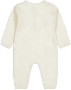 Dirkje baby boxpak offwhite Ecru Katoen Ronde hals Effen 50
