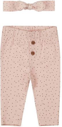 Dirkje baby broek + haarband roze Meisjes Stretchkatoen All over print - Foto 3