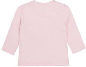 Dirkje baby longsleeve met biologisch katoen lichtroze donkerblauw - Foto 4