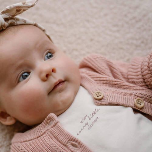 Dirkje longsleeve met tekst offwhite Ecru Stretchkatoen Ronde hals - Foto 2