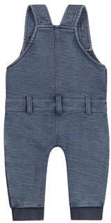 Dirkje baby tuinbroek blauw Jongens Sweat Vierkante hals Effen 92