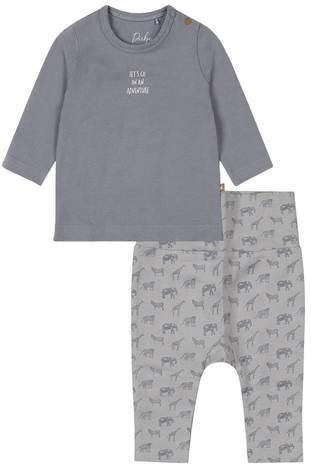 Dirkje broek + longsleeve blauw Set Jongens Stretchkatoen Ronde hals All over print - Foto 3