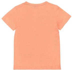 Dirkje longsleeve met printopdruk oranje Jongens Stretchkatoen Ronde hals 56 - Foto 3