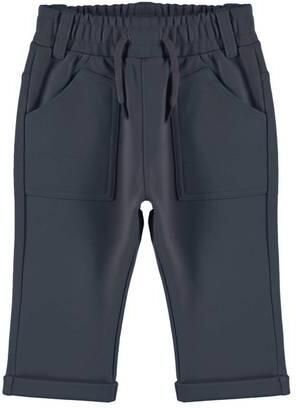 Dirkje loose fit casual broek donkerblauw Jongens Polyester Effen