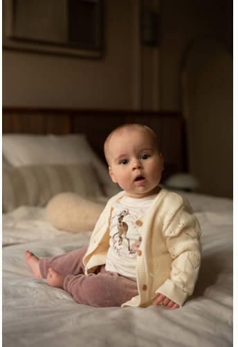 Dirkje regular fit babybroek roze Meisjes Polyester Effen - Foto 2