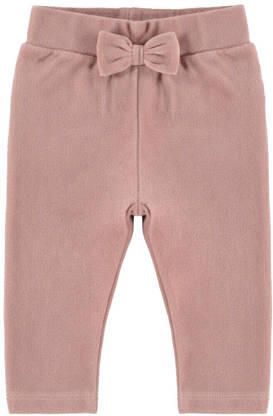 Dirkje regular fit babybroek roze Meisjes Polyester Effen