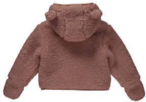 Dirkje teddy jas bruin Meisjes Polyester Capuchon Effen - Foto 2