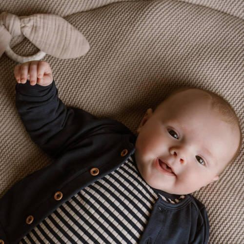 Dirkje vest + longsleeve + broek blauw wit Set Jongens Stretchkatoen Ronde hals - Foto 2