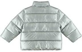 Dirkje winterjas zilver Meisjes Polyamide Opstaande kraag Effen - Foto 3