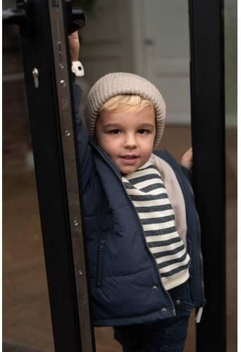 Dirkje winterparka donkerblauw Jas Jongens Polyamide Capuchon Effen - Foto 3