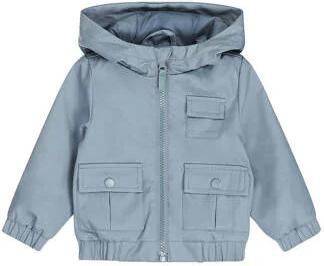 Dirkje zomerjas blauw Jongens Polyester Capuchon Effen