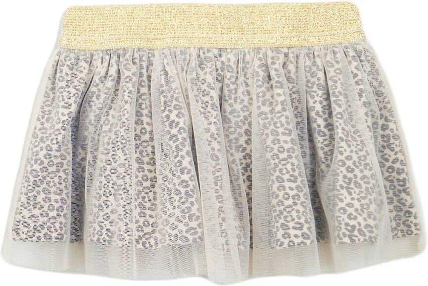 Dirkje rok met panterprint geel wit zwart Meisjes Polyester Panterprint 62 - Foto 2