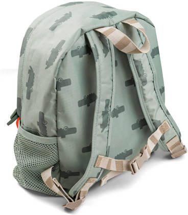 Done by Deer kinderrugzak Croco Groen Jongens Polyester Dierenprint
