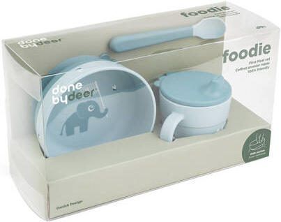 Done by Deer Foodie first meal set Elphee Blue Serviesset - Foto 3