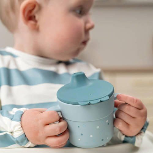Done by Deer Foodie spout cup Happy dots Blue Tuitbeker - Foto 2