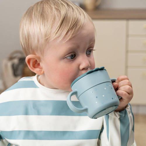 Done by Deer Foodie spout cup Happy dots Blue Tuitbeker - Foto 3
