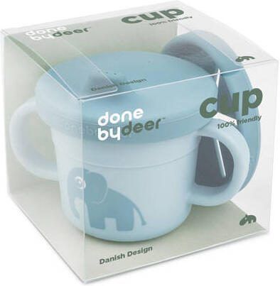 Done by Deer Foodie spout snack cup Elphee Blue Tuitbeker - Foto 3