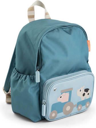Done by Deer Kids backpack Tiny farm Blue 7 5 L Kinder rugzak Tiny farm Blauw Polyester