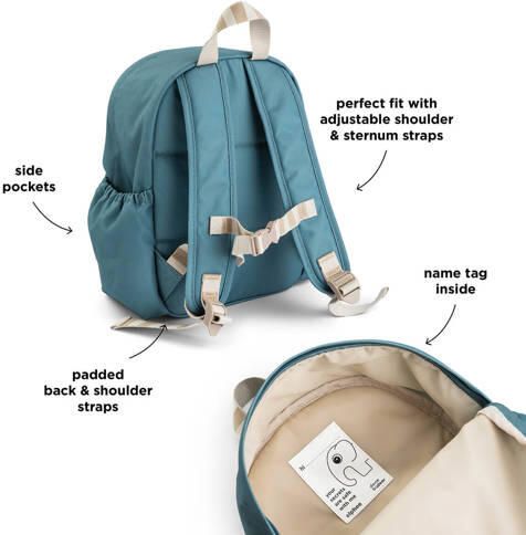 Done by Deer Kids backpack Tiny farm Blue 7 5 L Kinder rugzak Tiny farm Blauw Polyester - Foto 3