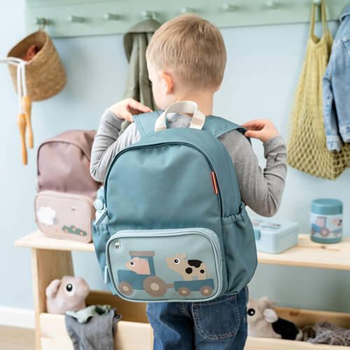 Done by Deer Kids backpack Tiny farm Blue 7 5 L Kinder rugzak Tiny farm Blauw Polyester - Foto 2