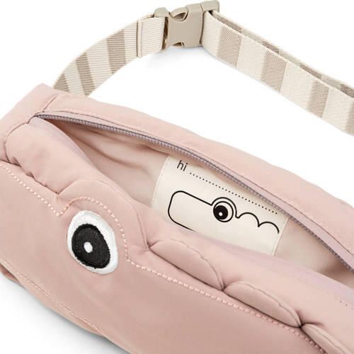 Done by Deer Quilted cross-over kids bag Croco Powder Tas Polyester