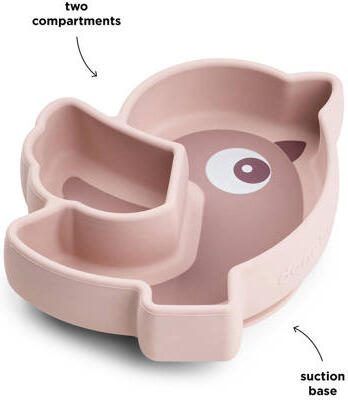 Done by Deer Silicone Stick&Stay snack plate Birdee Powder Bord - Foto 3
