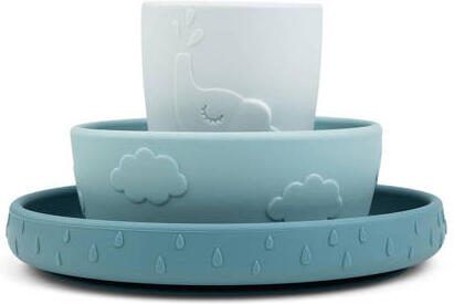 Done by Deer Stick&Stay dinner set Deer friends Blue Serviesset - Foto 3